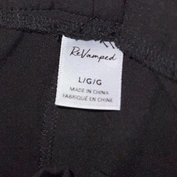 Revamped paper bag womens dress pants with pockets Sz L - Picture 8 of 10